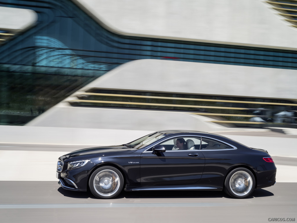 2015 Mercedes-Benz S65 AMG Coupe (Anthracite Blue) - Side