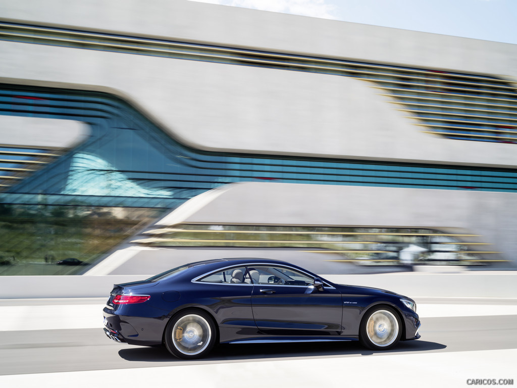 2015 Mercedes-Benz S65 AMG Coupe (Anthracite Blue) - Side