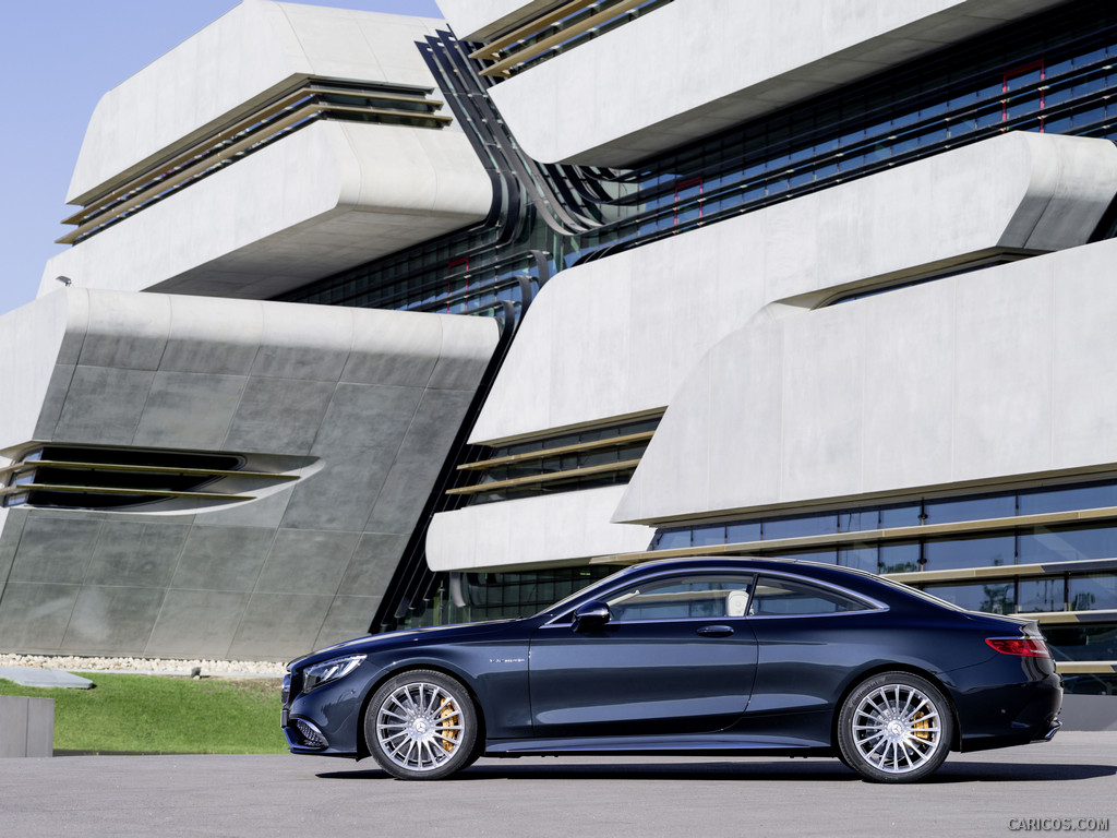 2015 Mercedes-Benz S65 AMG Coupe (Anthracite Blue) - Side