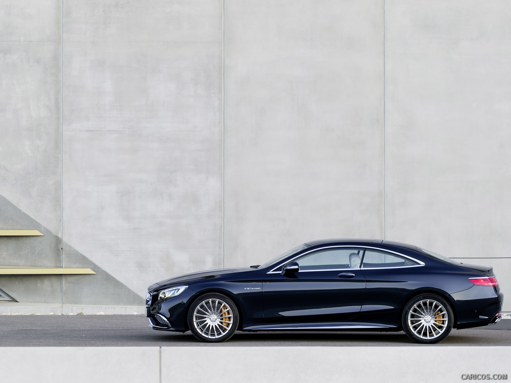 2015 Mercedes-Benz S65 AMG Coupe (Anthracite Blue) - Side