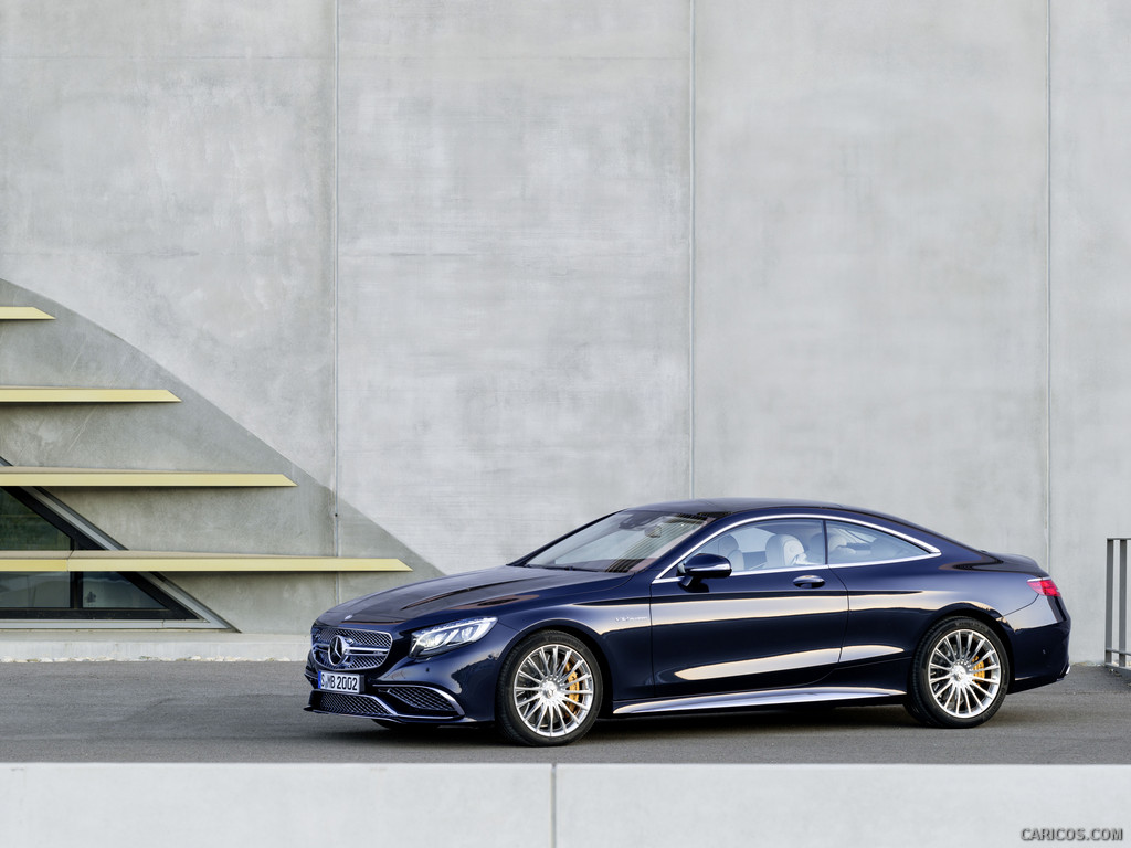 2015 Mercedes-Benz S65 AMG Coupe (Anthracite Blue) - Side