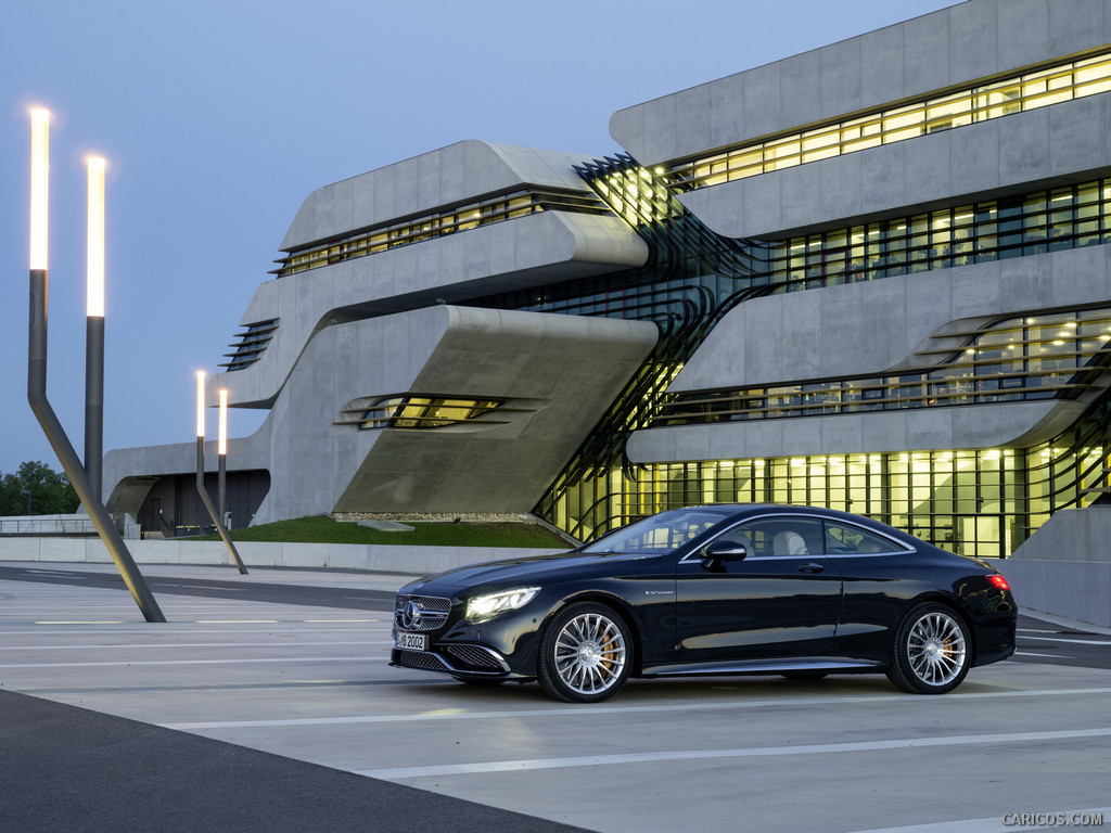 2015 Mercedes-Benz S65 AMG Coupe (Anthracite Blue) - Side