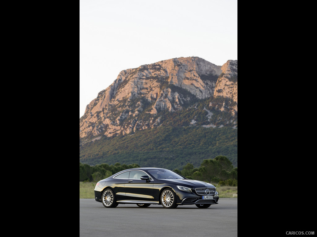 2015 Mercedes-Benz S65 AMG Coupe (Anthracite Blue) - Side