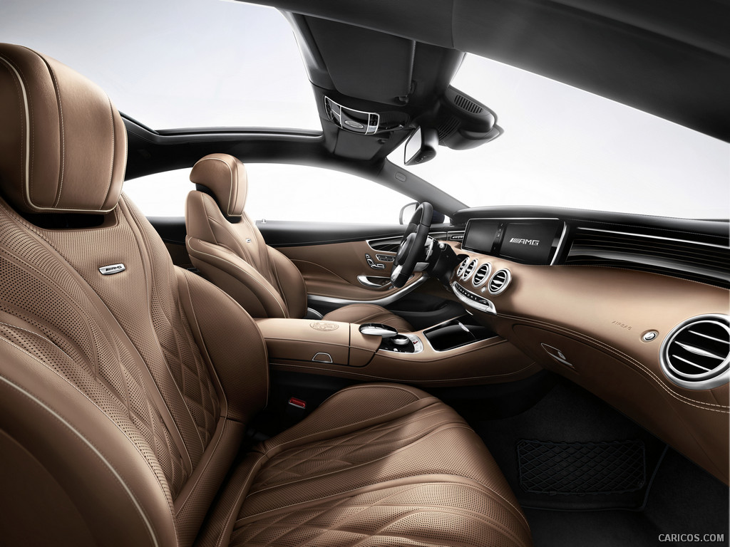 2015 Mercedes-Benz S65 AMG Coupe (Designo Saddle Brown / Black) - Interior