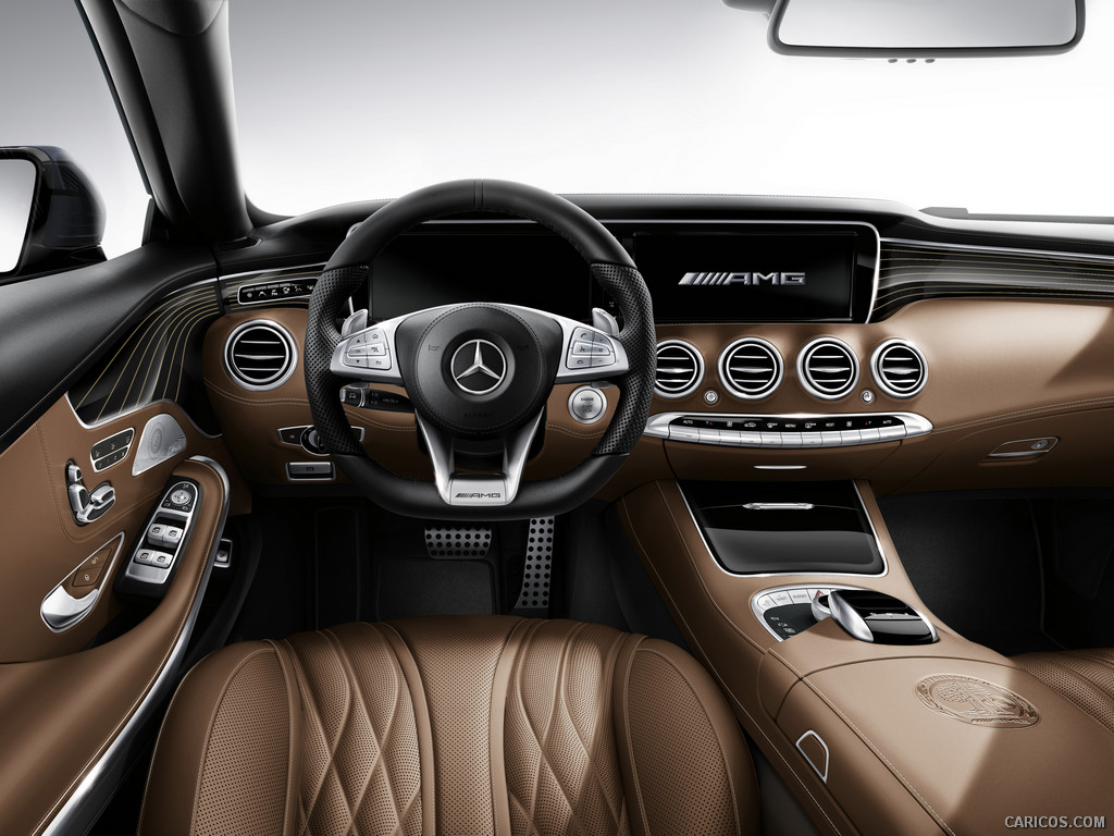 2015 Mercedes-Benz S65 AMG Coupe (Designo Saddle Brown / Black) - Interior