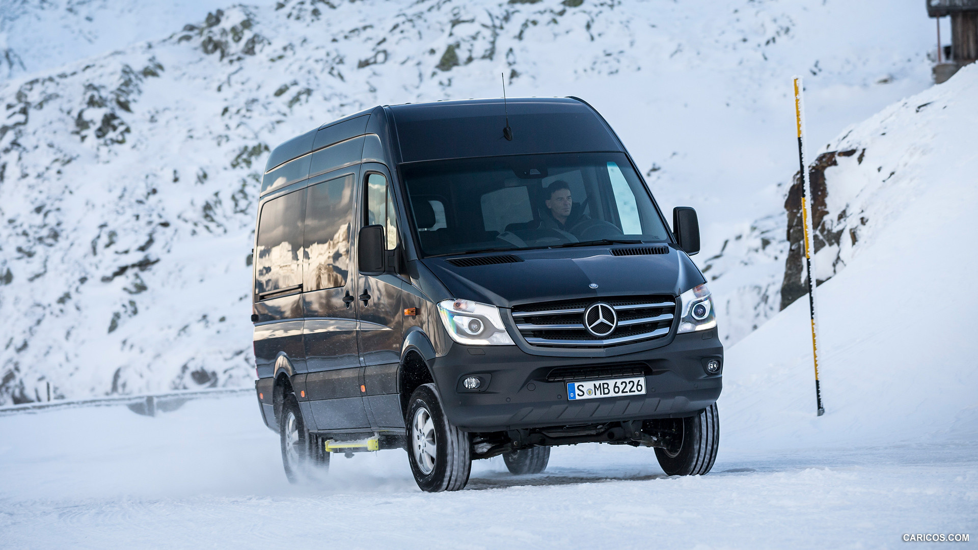 2015 Mercedes-Benz Sprinter 316 BlueTec 4X4 - In Snow - Front, #40 of 126
