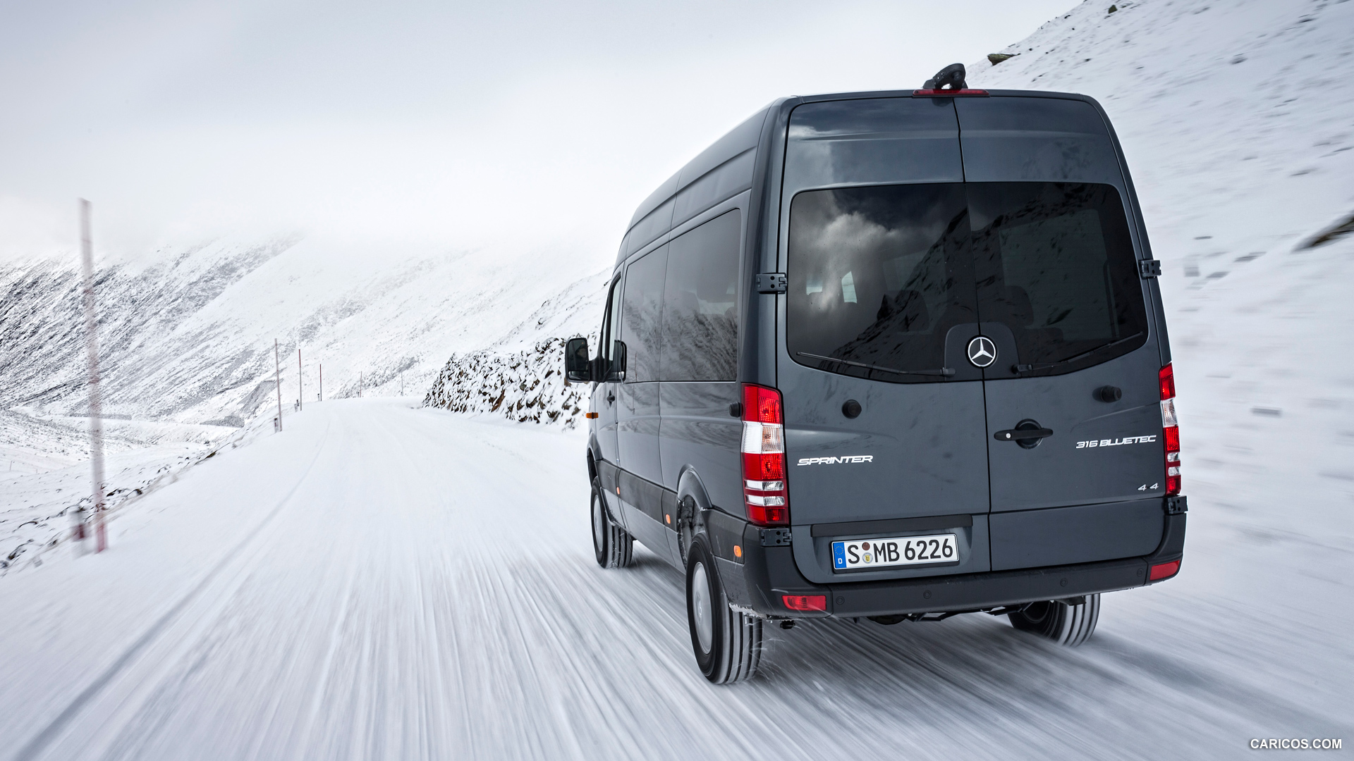 2015 Mercedes-Benz Sprinter 316 BlueTec 4X4 - In Snow - Rear, #18 of 126