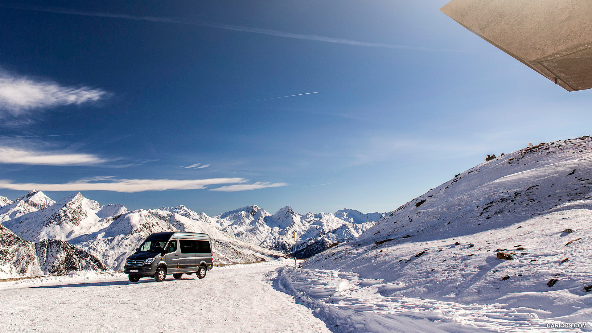 2015 Mercedes-Benz Sprinter 316 BlueTec 4X4 - In Snow - Side, #41 of 126