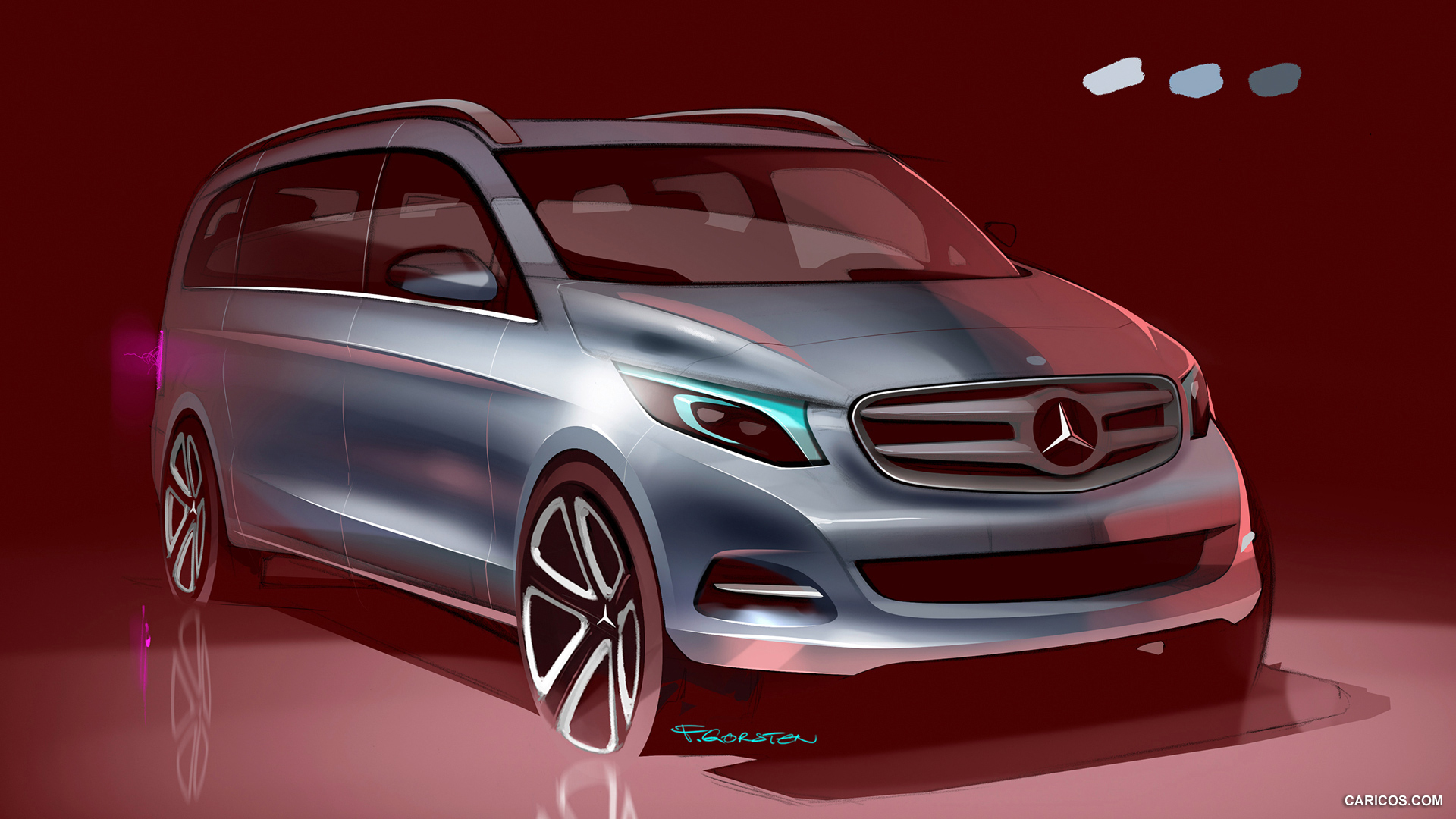 2015 Mercedes-Benz V-Class  - Design Sketch, #251 of 254