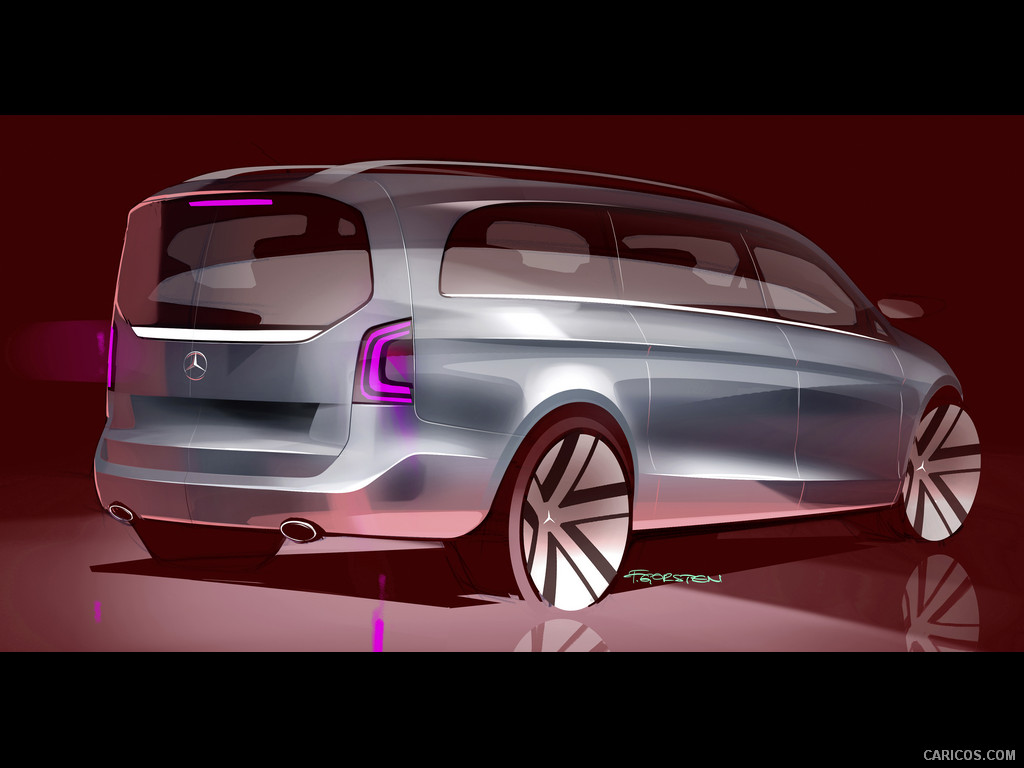 2015 Mercedes-Benz V-Class  - Design Sketch