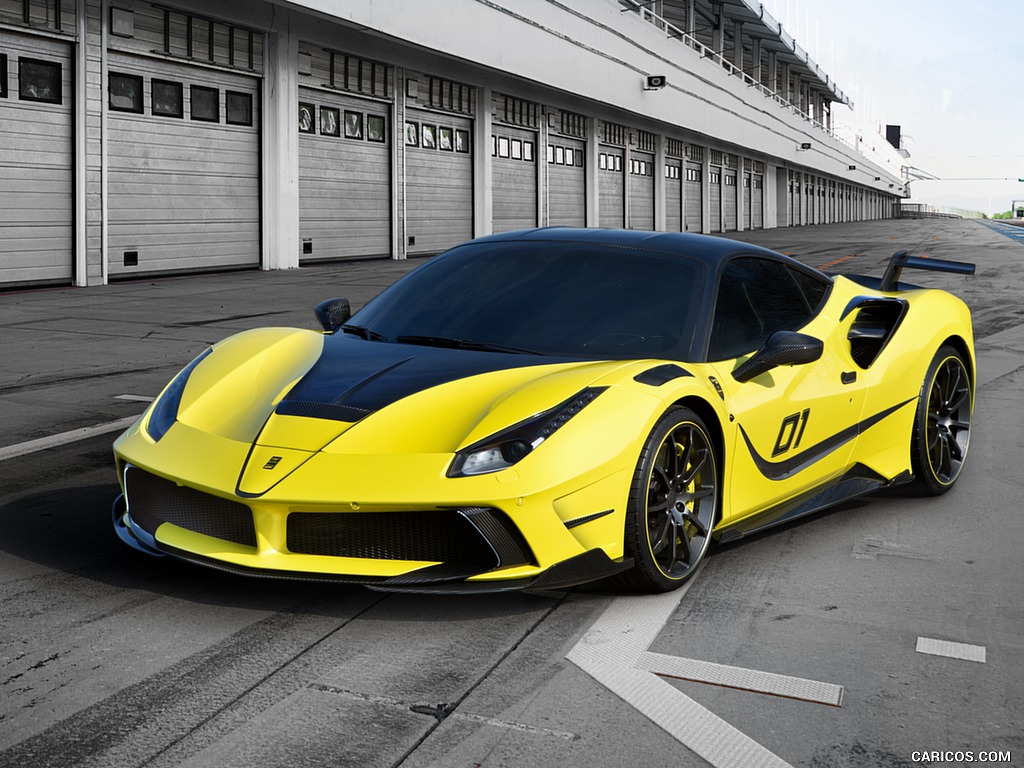 2016 MANSORY 4XX SIRACUSA based on Ferrari 488 GTB - Front