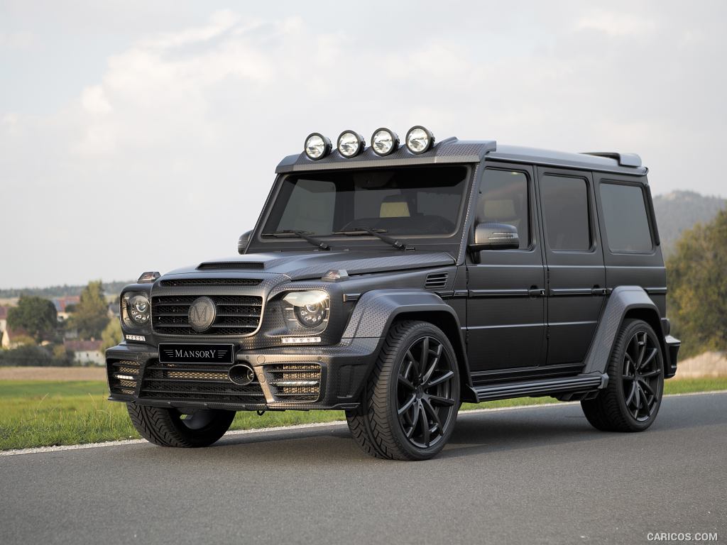 2016 MANSORY GRONOS Black Edition based on Mercedes G63 AMG - Front