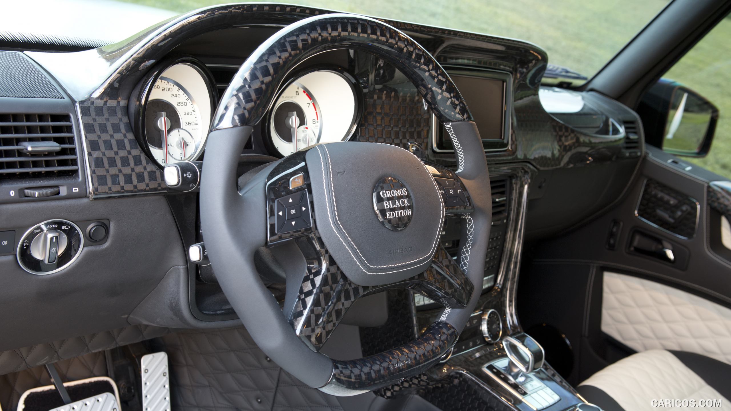 2016 MANSORY GRONOS Black Edition based on Mercedes G63 AMG - Interior Steering Wheel, #11 of 16