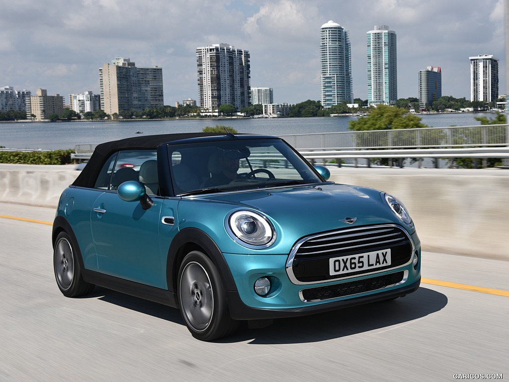 2016 MINI Cooper Convertible (Color: Caribbean Aqua Metallic)