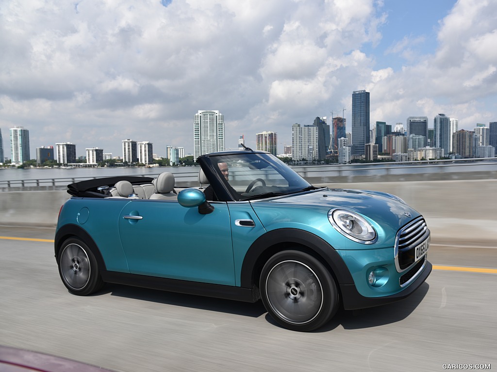 2016 MINI Cooper Convertible (Color: Caribbean Aqua Metallic)