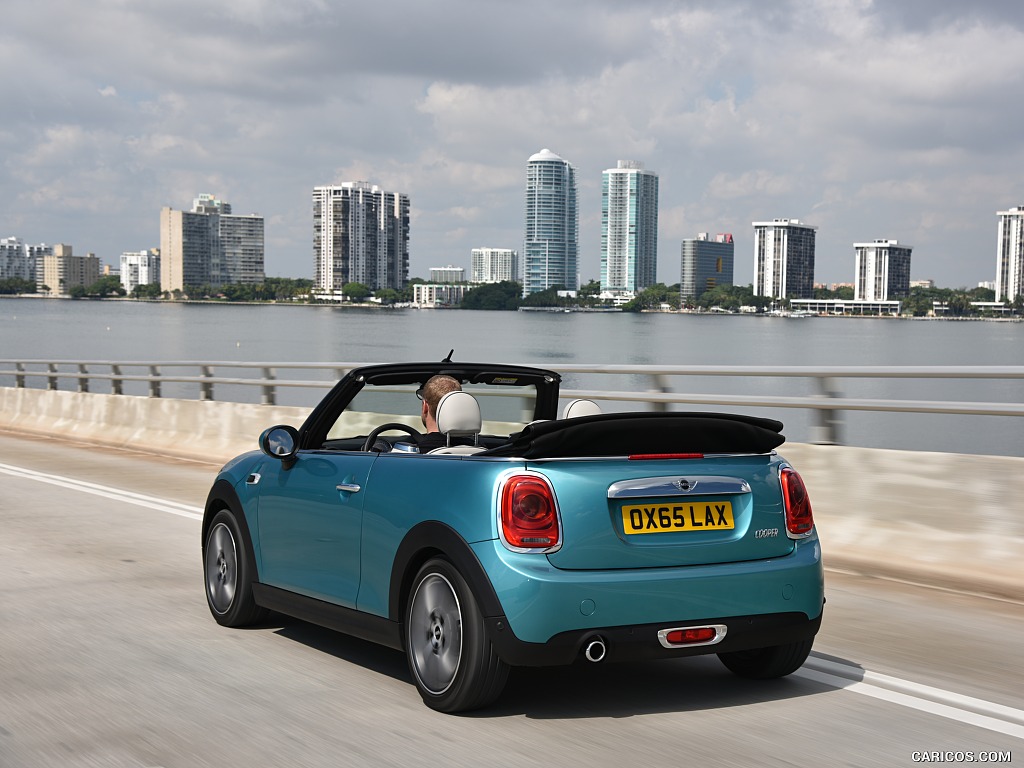 2016 MINI Cooper Convertible (Color: Caribbean Aqua Metallic)