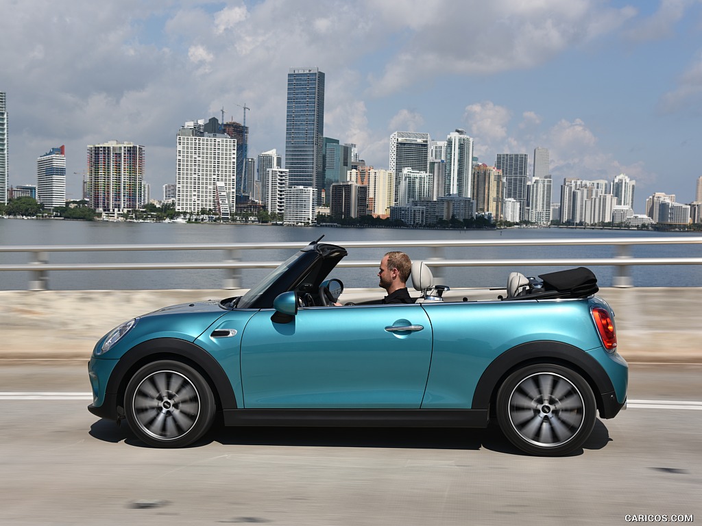 2016 MINI Cooper Convertible (Color: Caribbean Aqua Metallic)