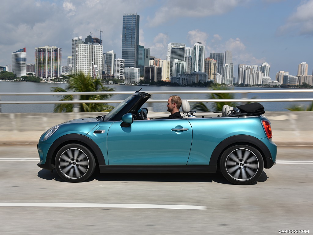 2016 MINI Cooper Convertible (Color: Caribbean Aqua Metallic)