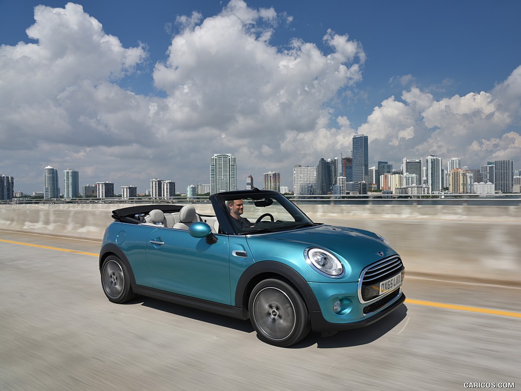 2016 MINI Cooper Convertible (Color: Caribbean Aqua Metallic)