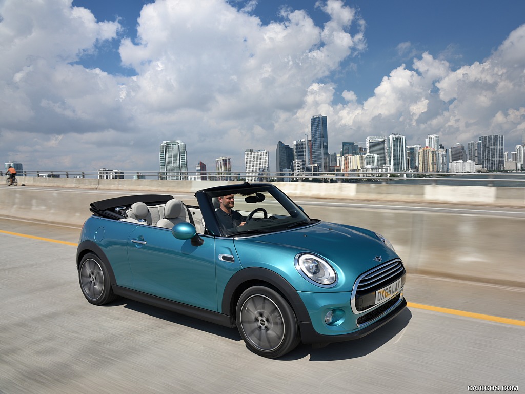 2016 MINI Cooper Convertible (Color: Caribbean Aqua Metallic)