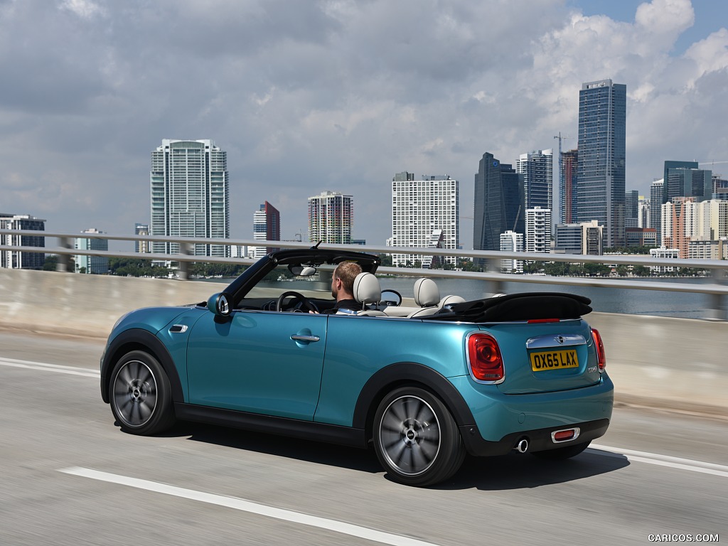 2016 MINI Cooper Convertible (Color: Caribbean Aqua Metallic)