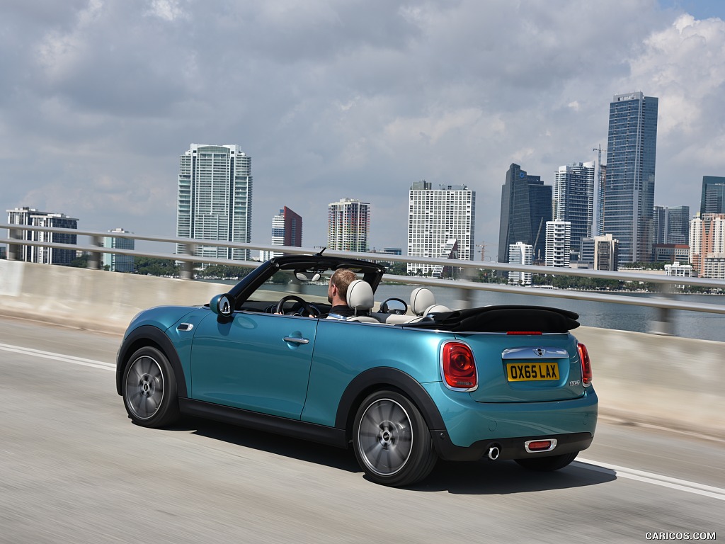 2016 MINI Cooper Convertible (Color: Caribbean Aqua Metallic)