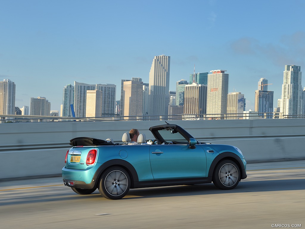 2016 MINI Cooper Convertible (Color: Caribbean Aqua Metallic)