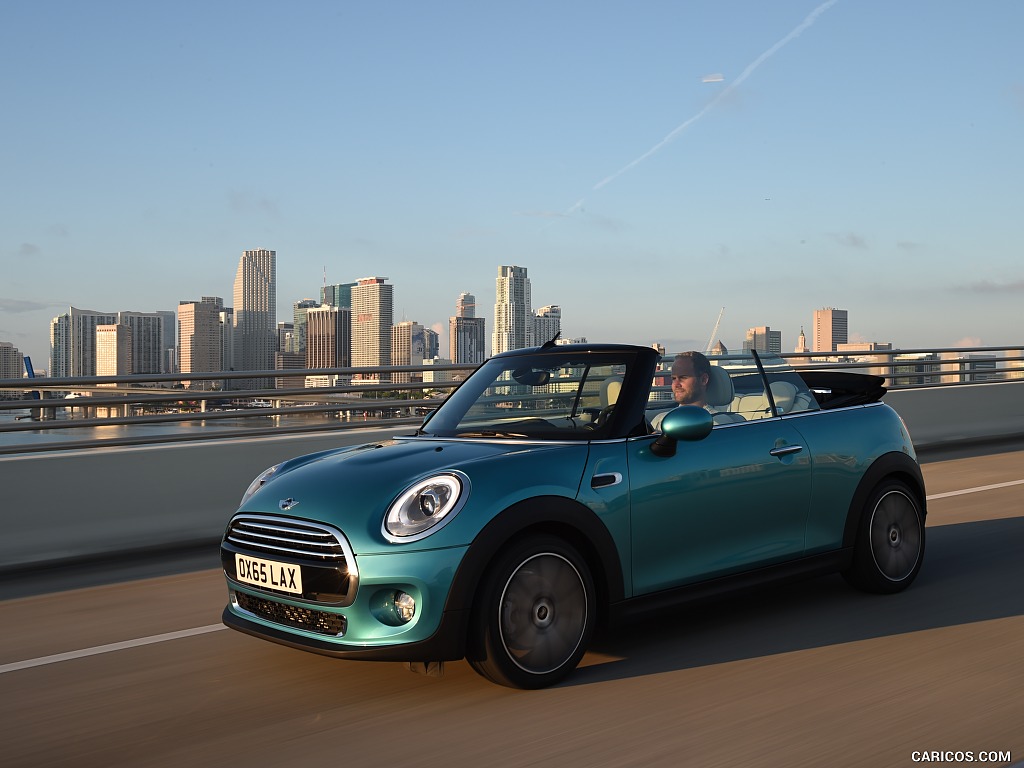 2016 MINI Cooper Convertible (Color: Caribbean Aqua Metallic)