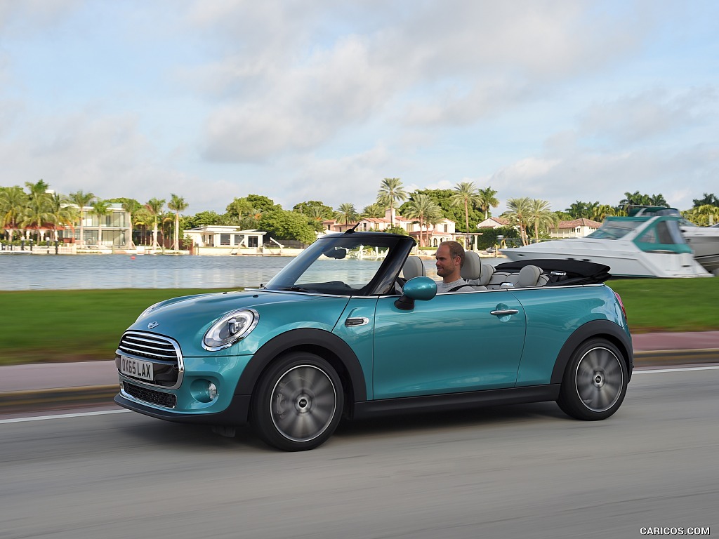 2016 MINI Cooper Convertible (Color: Caribbean Aqua Metallic)