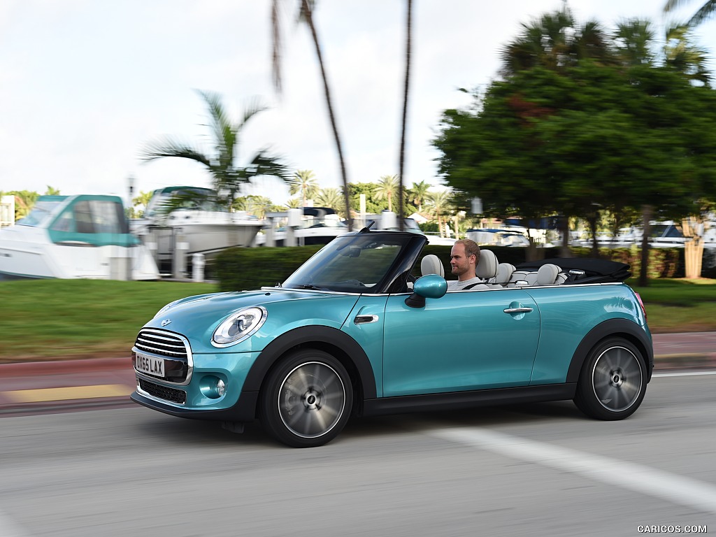 2016 MINI Cooper Convertible (Color: Caribbean Aqua Metallic)