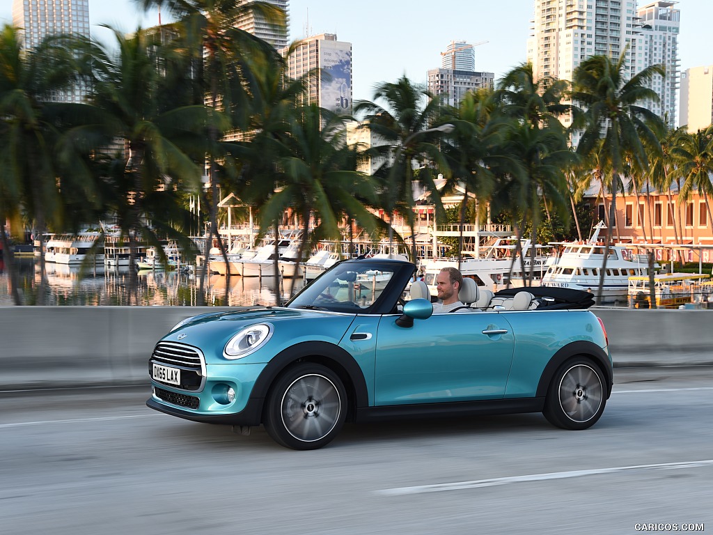 2016 MINI Cooper Convertible (Color: Caribbean Aqua Metallic)