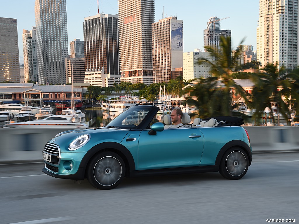 2016 MINI Cooper Convertible (Color: Caribbean Aqua Metallic)