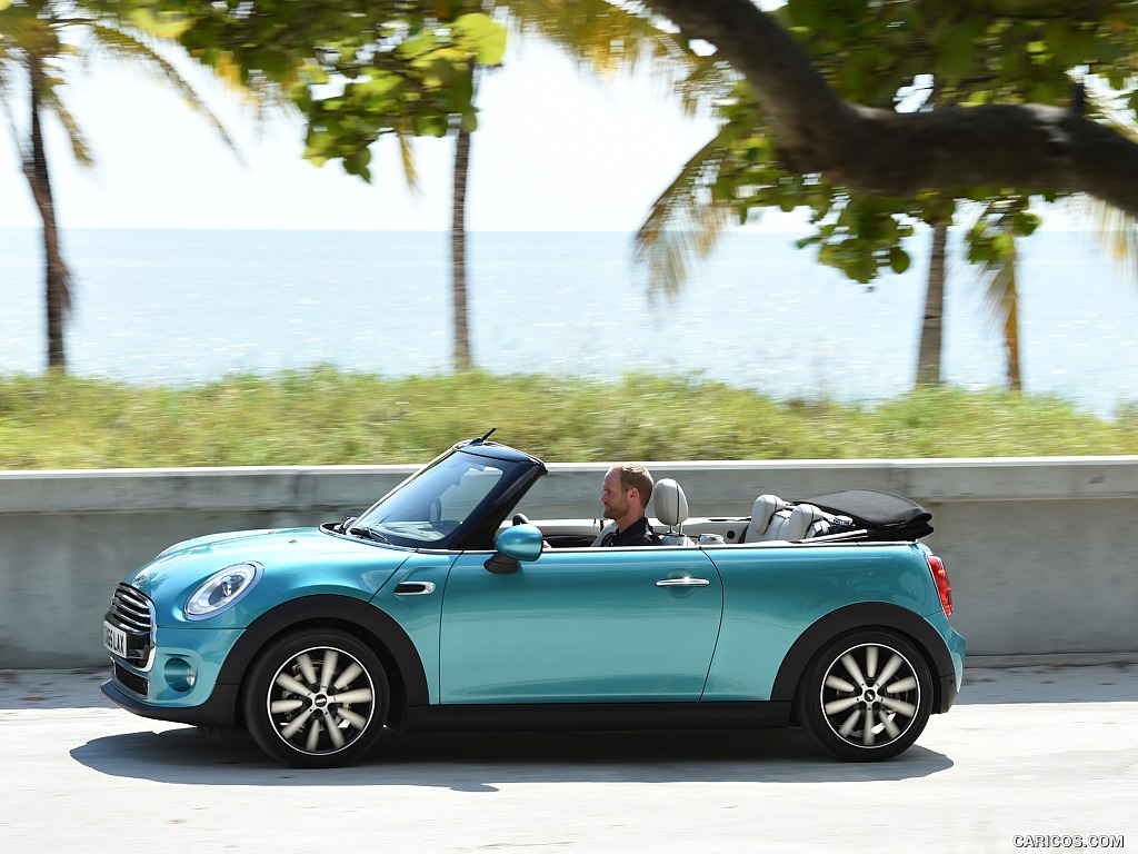 2016 MINI Cooper Convertible (Color: Caribbean Aqua Metallic)