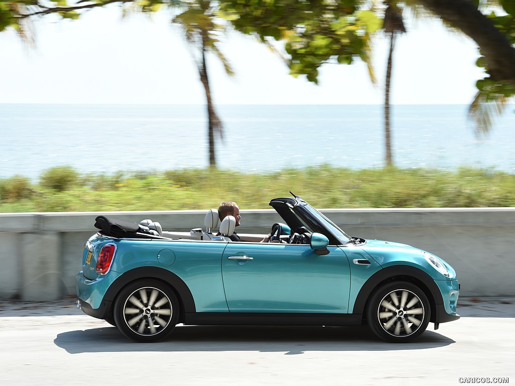 2016 MINI Cooper Convertible (Color: Caribbean Aqua Metallic)