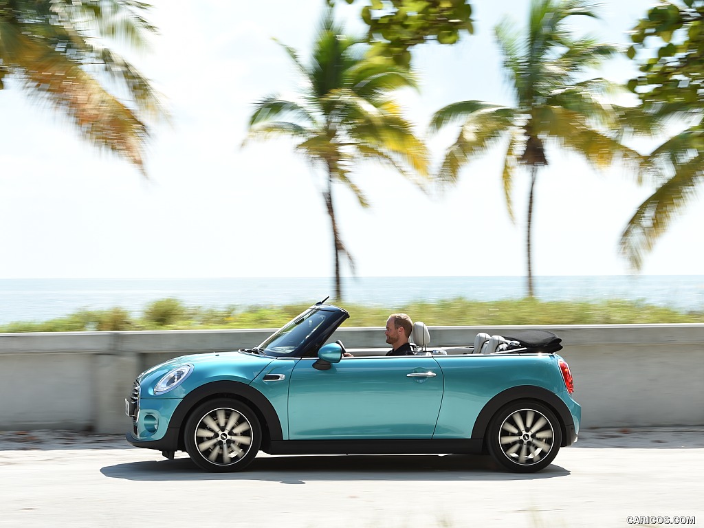 2016 MINI Cooper Convertible (Color: Caribbean Aqua Metallic)