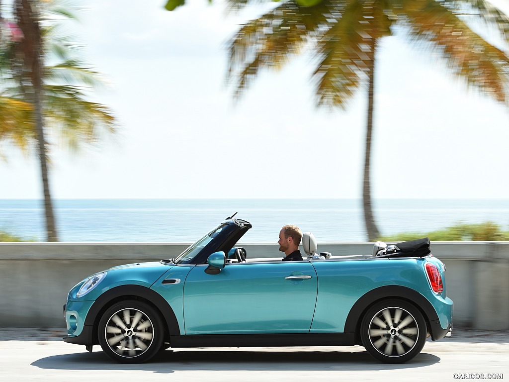 2016 MINI Cooper Convertible (Color: Caribbean Aqua Metallic)