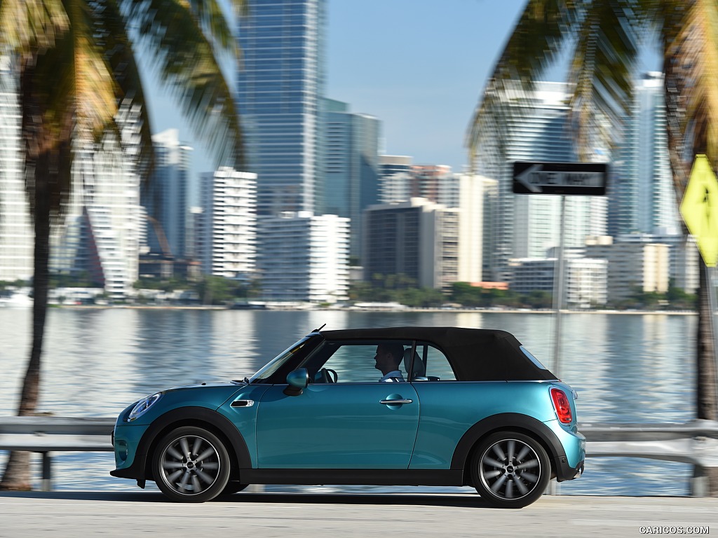 2016 MINI Cooper Convertible (Color: Caribbean Aqua Metallic)