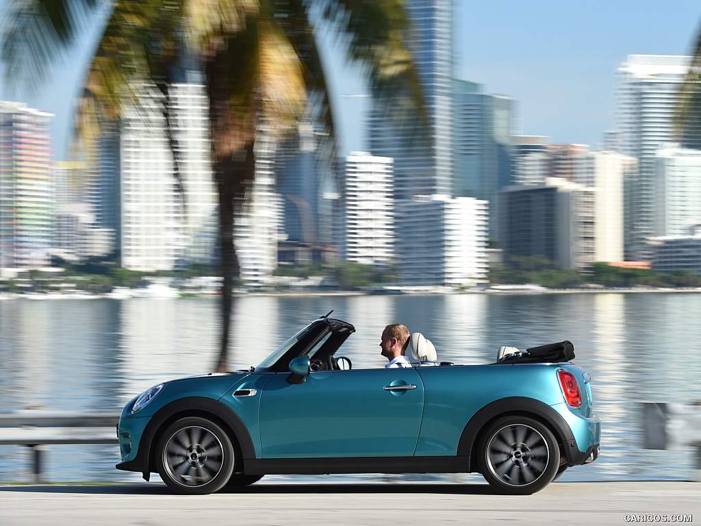 2016 MINI Cooper Convertible (Color: Caribbean Aqua Metallic)