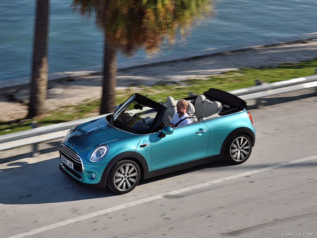 2016 MINI Cooper Convertible (Color: Caribbean Aqua Metallic)