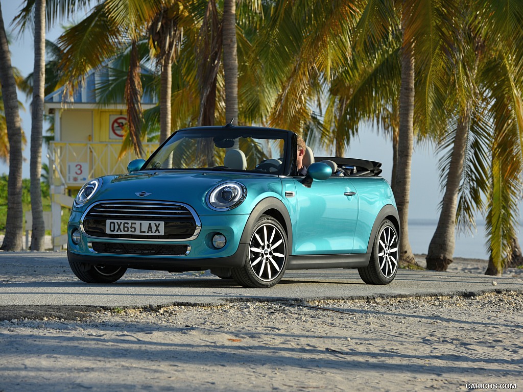 2016 MINI Cooper Convertible (Color: Caribbean Aqua Metallic)