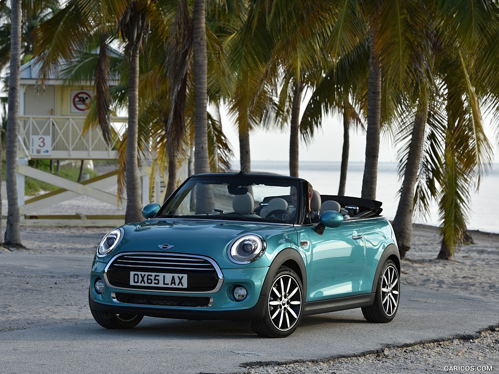 2016 MINI Cooper Convertible (Color: Caribbean Aqua Metallic)