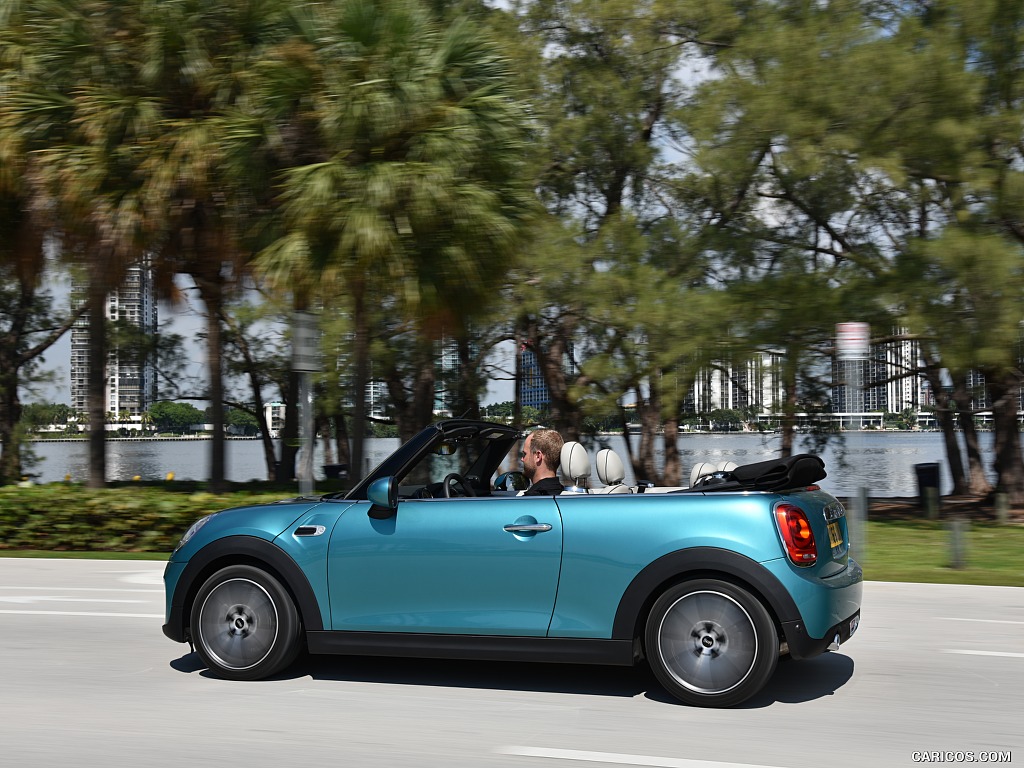 2016 MINI Cooper Convertible (Color: Caribbean Aqua Metallic)