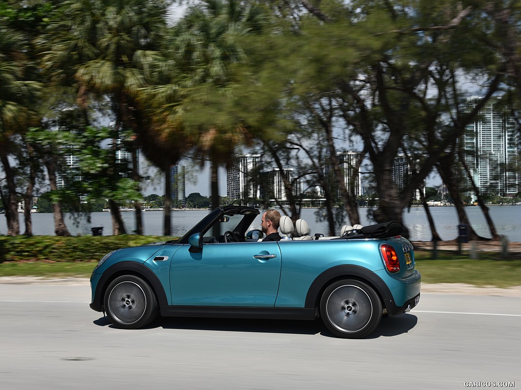 2016 MINI Cooper Convertible (Color: Caribbean Aqua Metallic)