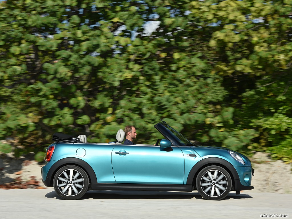 2016 MINI Cooper Convertible (Color: Caribbean Aqua Metallic)