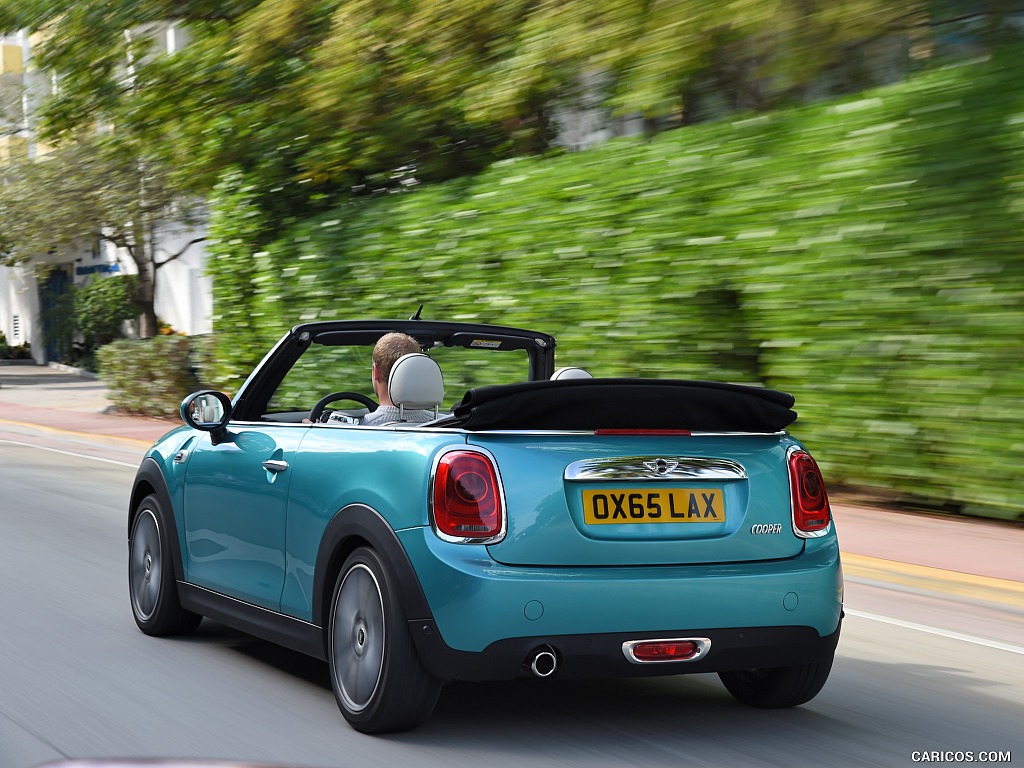 2016 MINI Cooper Convertible (Color: Caribbean Aqua Metallic)