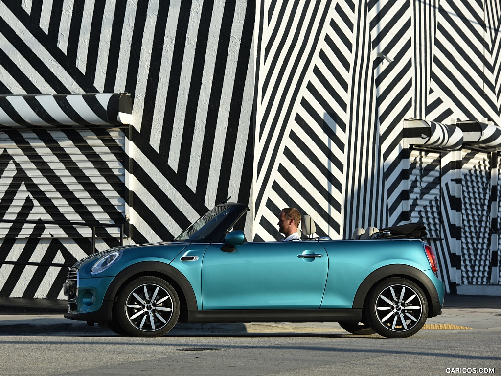 2016 MINI Cooper Convertible (Color: Caribbean Aqua Metallic)