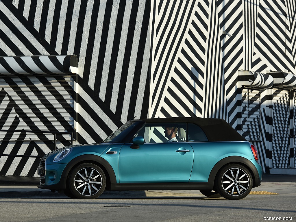 2016 MINI Cooper Convertible (Color: Caribbean Aqua Metallic)