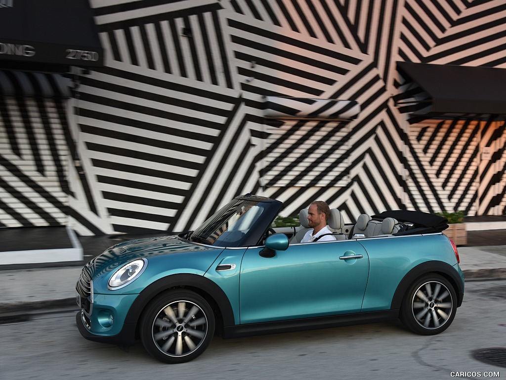 2016 MINI Cooper Convertible (Color: Caribbean Aqua Metallic)