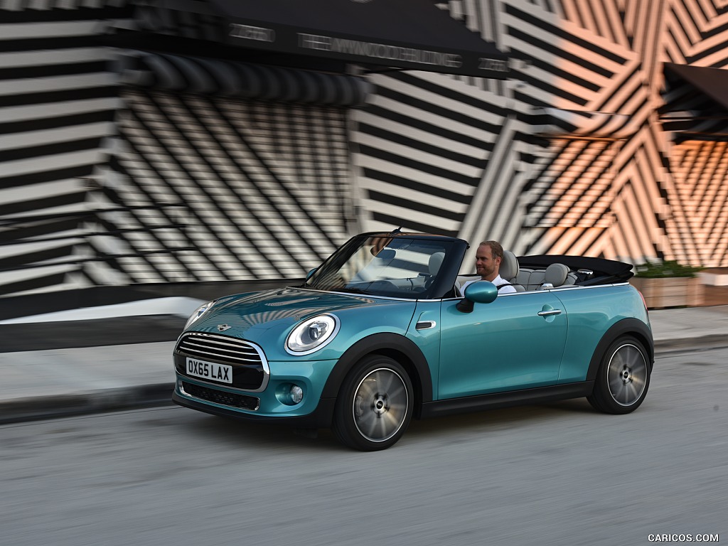 2016 MINI Cooper Convertible (Color: Caribbean Aqua Metallic)