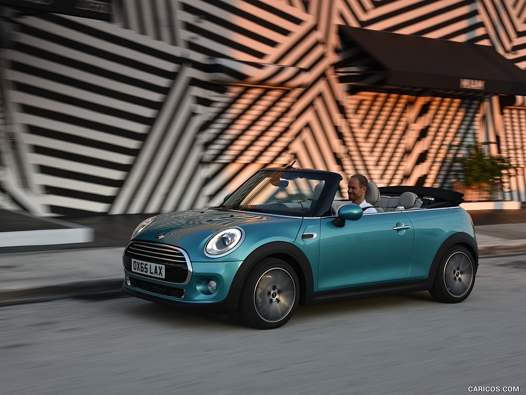 2016 MINI Cooper Convertible (Color: Caribbean Aqua Metallic)